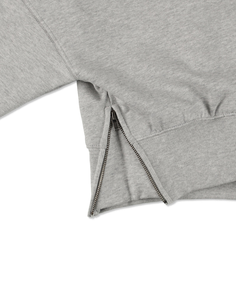 Cozy Zip Cropped Hooded Sweatshirt(Ladies)