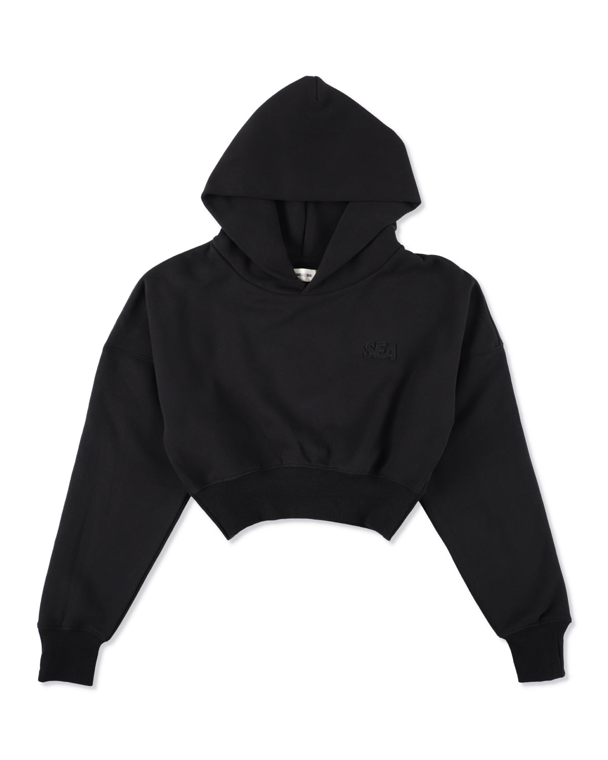 COZY CLOUD CROPPED HOODED SWEATSHIRT