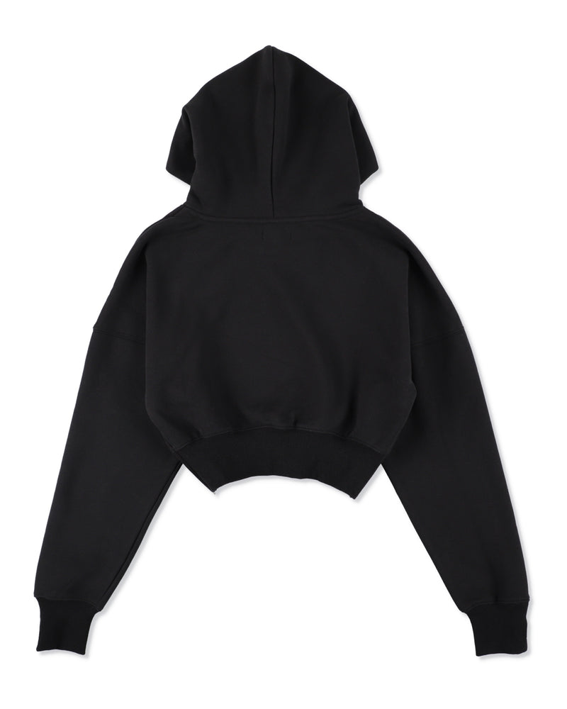 COZY CLOUD CROPPED HOODED SWEATSHIRT