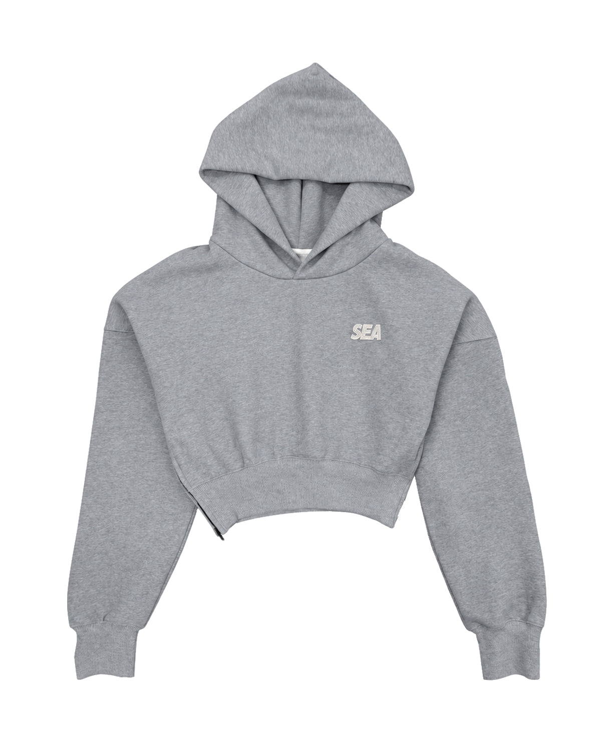 COZY CLOUD CROPPED HOODED SWEATSHIRT