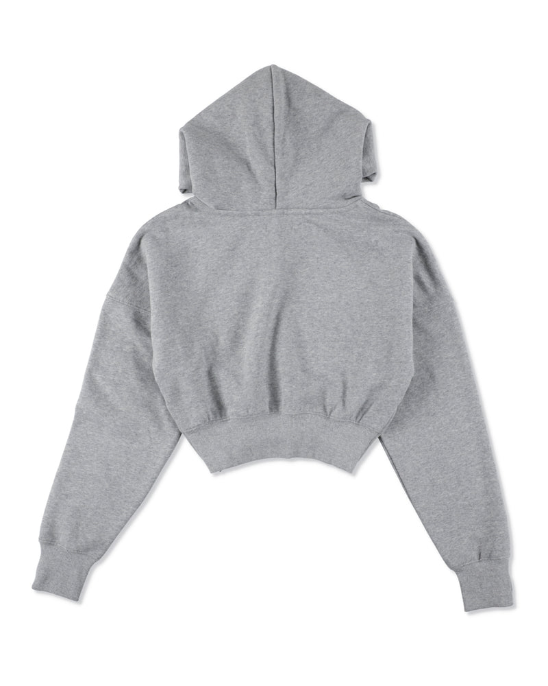 COZY CLOUD CROPPED HOODED SWEATSHIRT
