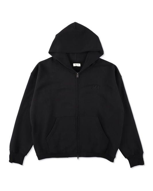 COZY CLOUD ZIP-UP HOODED SWEATSHIRT