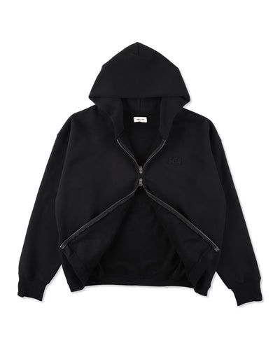 COZY CLOUD ZIP-UP HOODED SWEATSHIRT