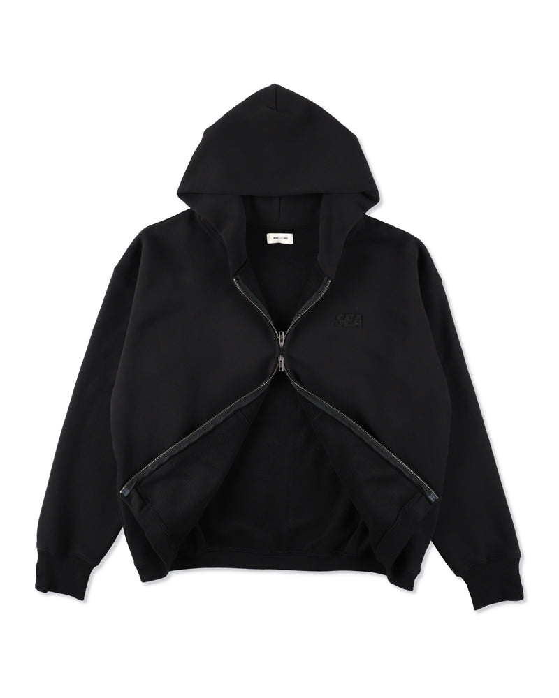 COZY CLOUD ZIP-UP HOODED SWEATSHIRT