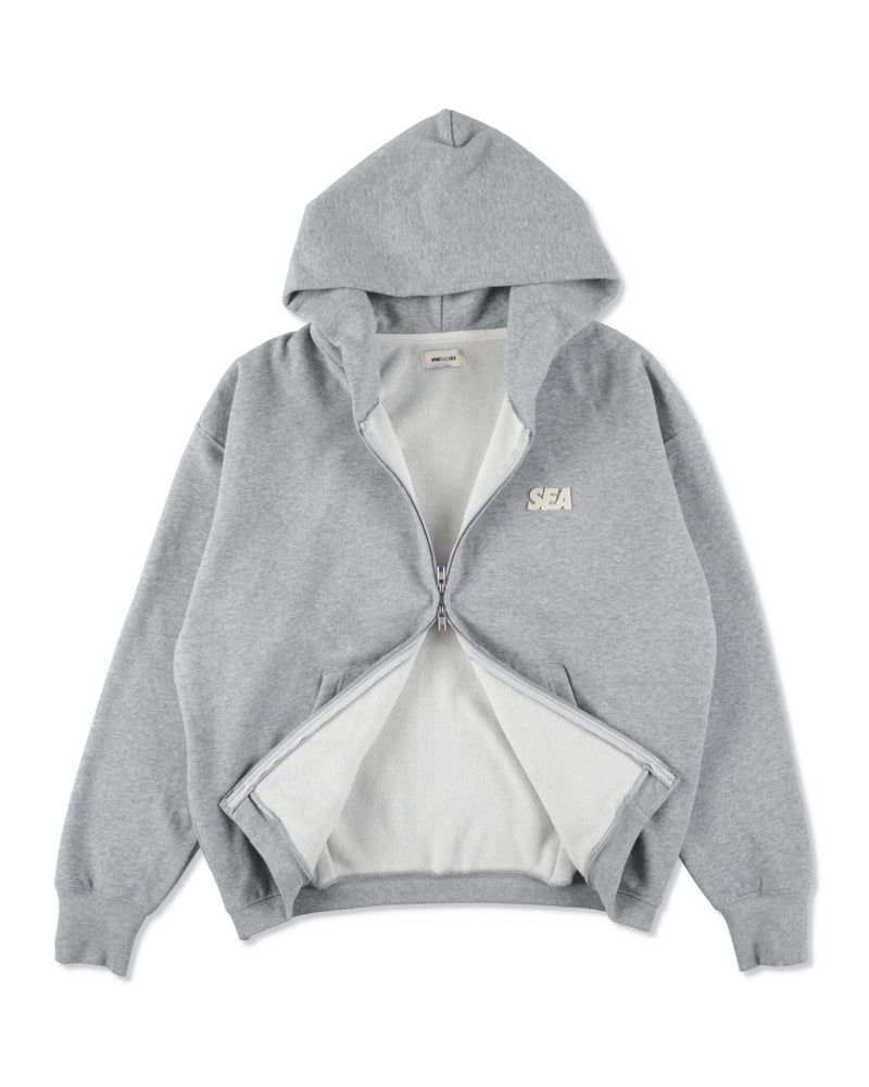 COZY CLOUD ZIP-UP HOODED SWEATSHIRT