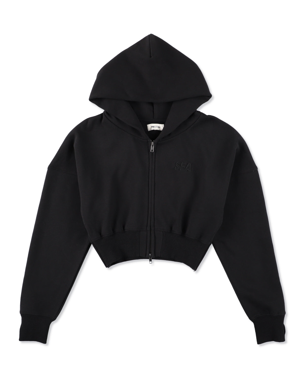 COZY CLOUD ZIP-UP CROPPED HOODED SWEATSHIRT