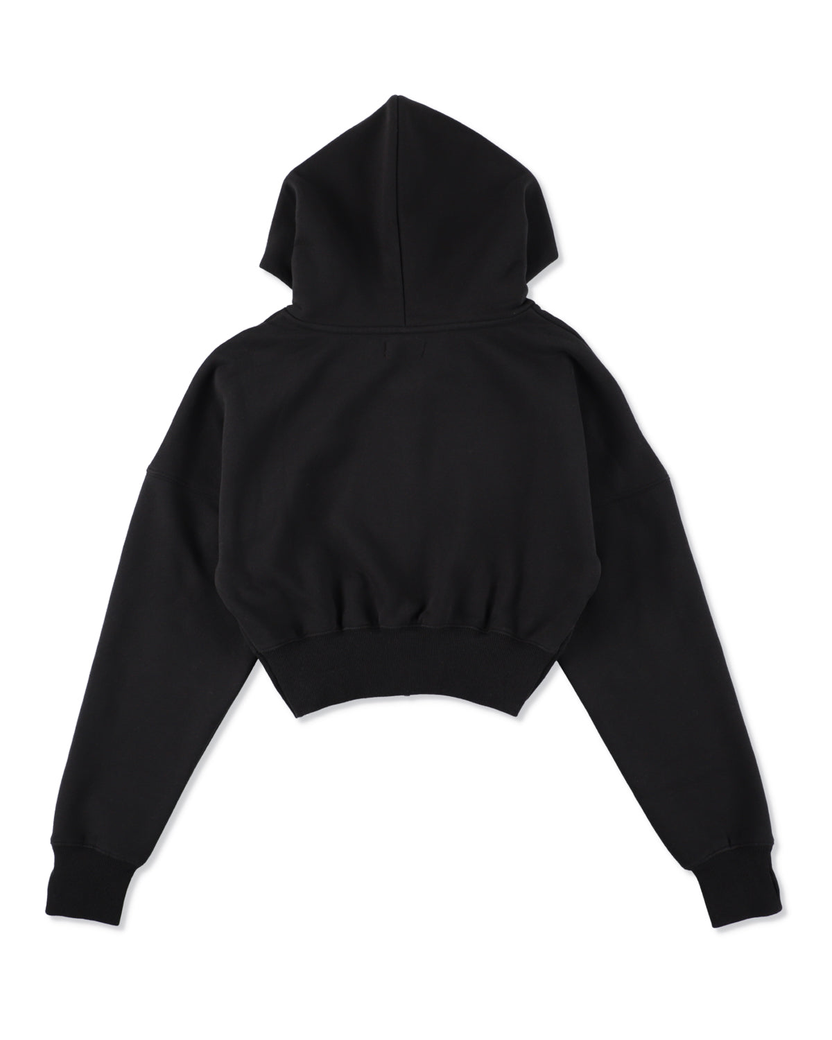 COZY CLOUD ZIP-UP CROPPED HOODED SWEATSHIRT