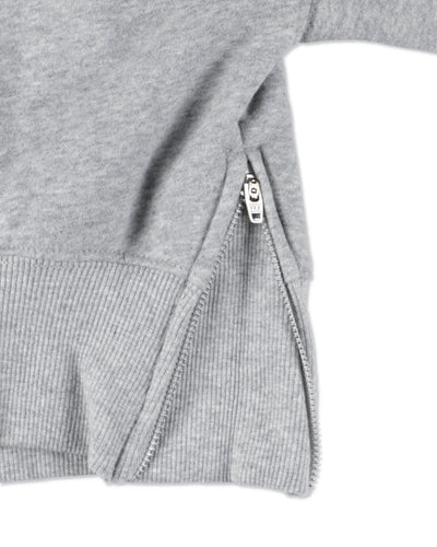 COZY CLOUD ZIP-UP CROPPED HOODED SWEATSHIRT