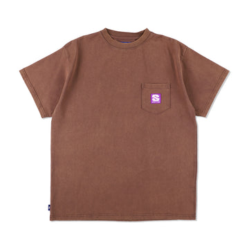 Pocket S/S Tee / MAHOGANY