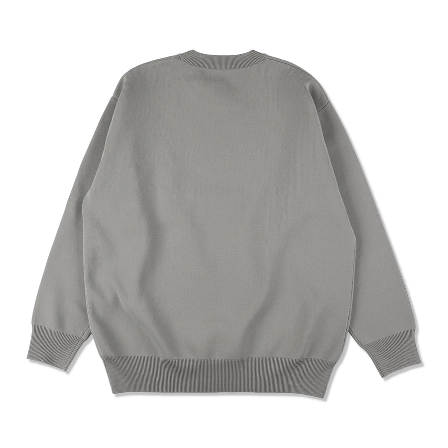 SEA PATCH CREW SWEATER / GRAY