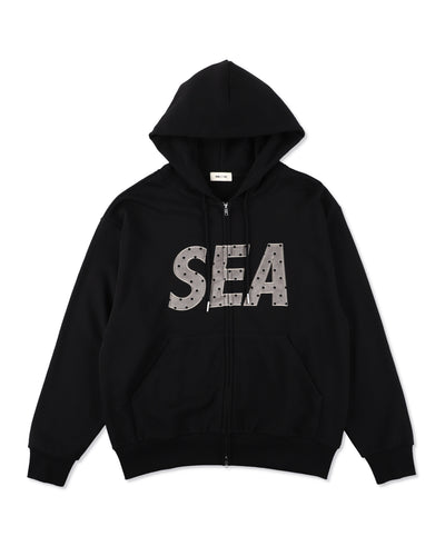 DOT SEA PATCH ZIP UP SWEAT
