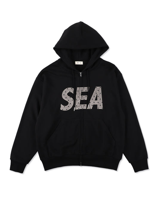 DOT SEA PATCH ZIP UP SWEAT