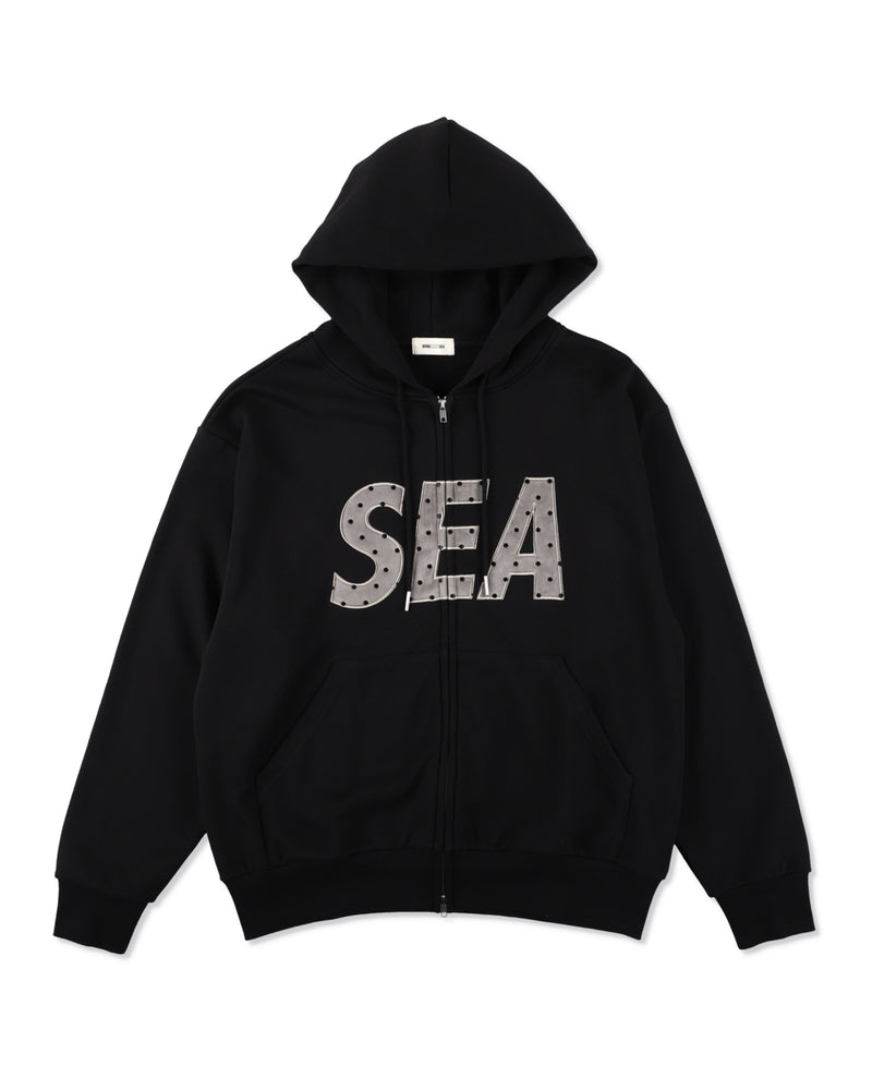 DOT SEA PATCH ZIP UP SWEAT