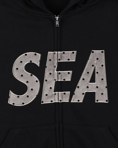 DOT SEA PATCH ZIP UP SWEAT