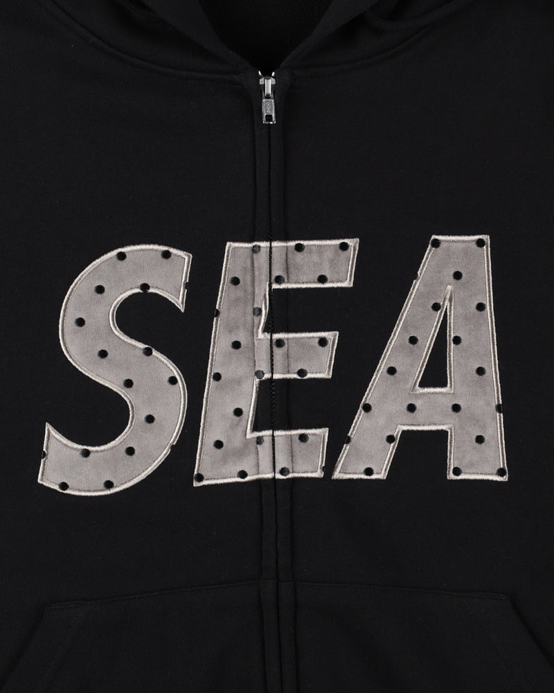 DOT SEA PATCH ZIP UP SWEAT