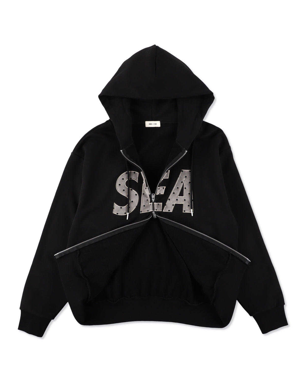 DOT SEA PATCH ZIP UP SWEAT