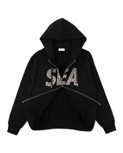 DOT SEA PATCH ZIP UP SWEAT