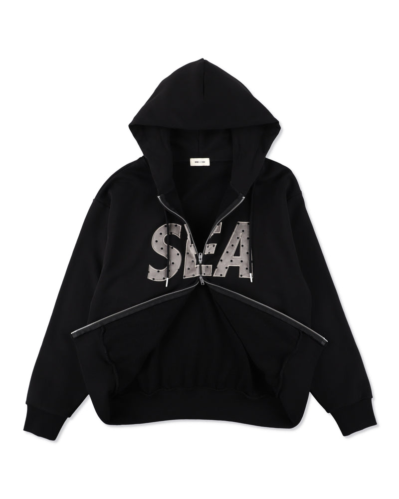 DOT SEA PATCH ZIP UP SWEAT
