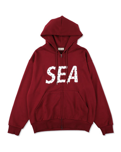 DOT SEA PATCH ZIP UP SWEAT