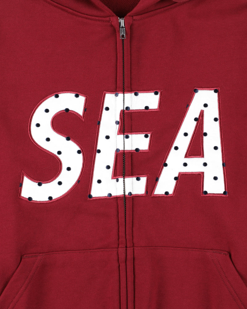 DOT SEA PATCH ZIP UP SWEAT