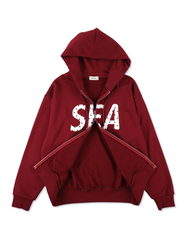 DOT SEA PATCH ZIP UP SWEAT
