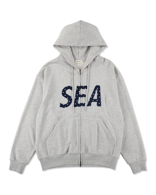 DOT SEA PATCH ZIP UP SWEAT