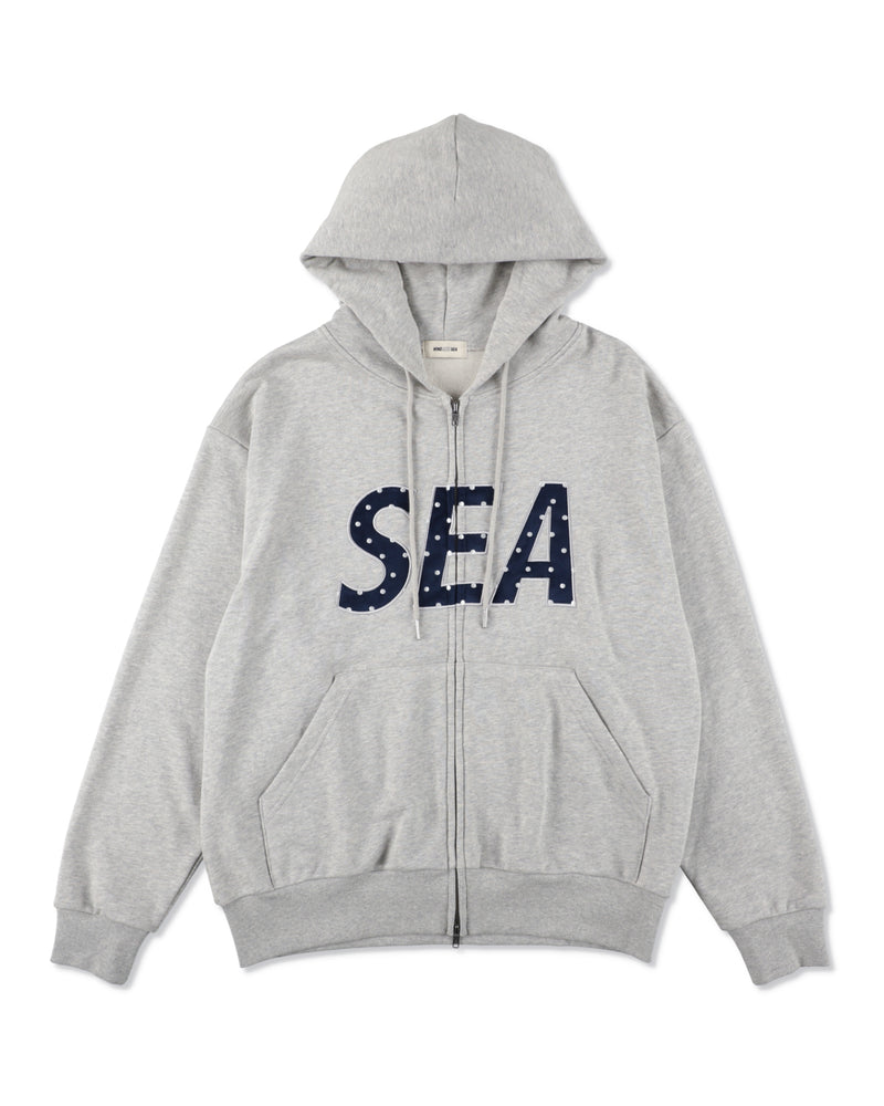 DOT SEA PATCH ZIP UP SWEAT