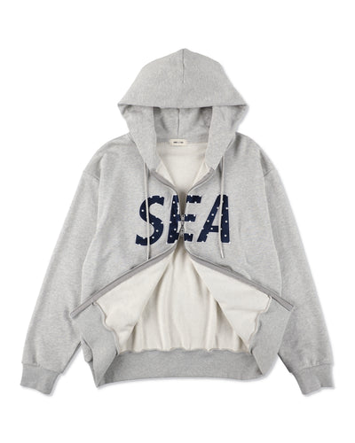DOT SEA PATCH ZIP UP SWEAT