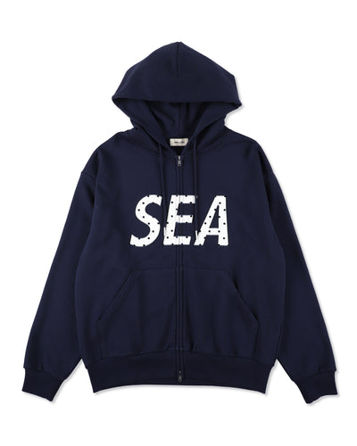 DOT SEA PATCH ZIP UP SWEAT