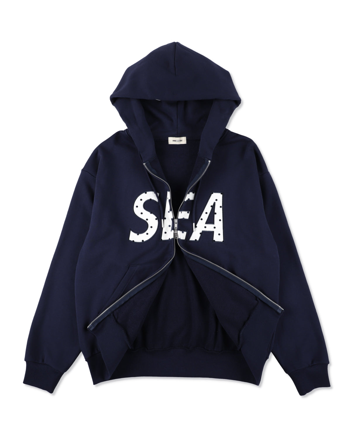 DOT SEA PATCH ZIP UP SWEAT