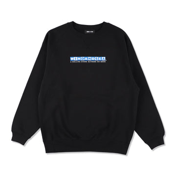 Choco CrewNeck Sweatshirt / BLACK