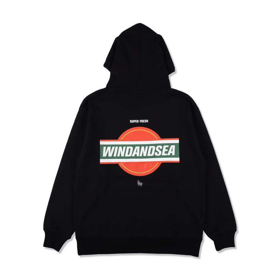 Fresh Hooded Sweatshirt / BLACK