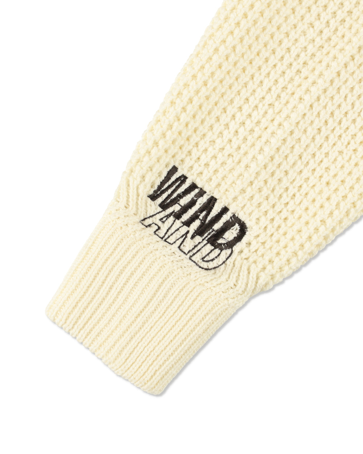 WAFFLE ZIP UP CARDIGAN