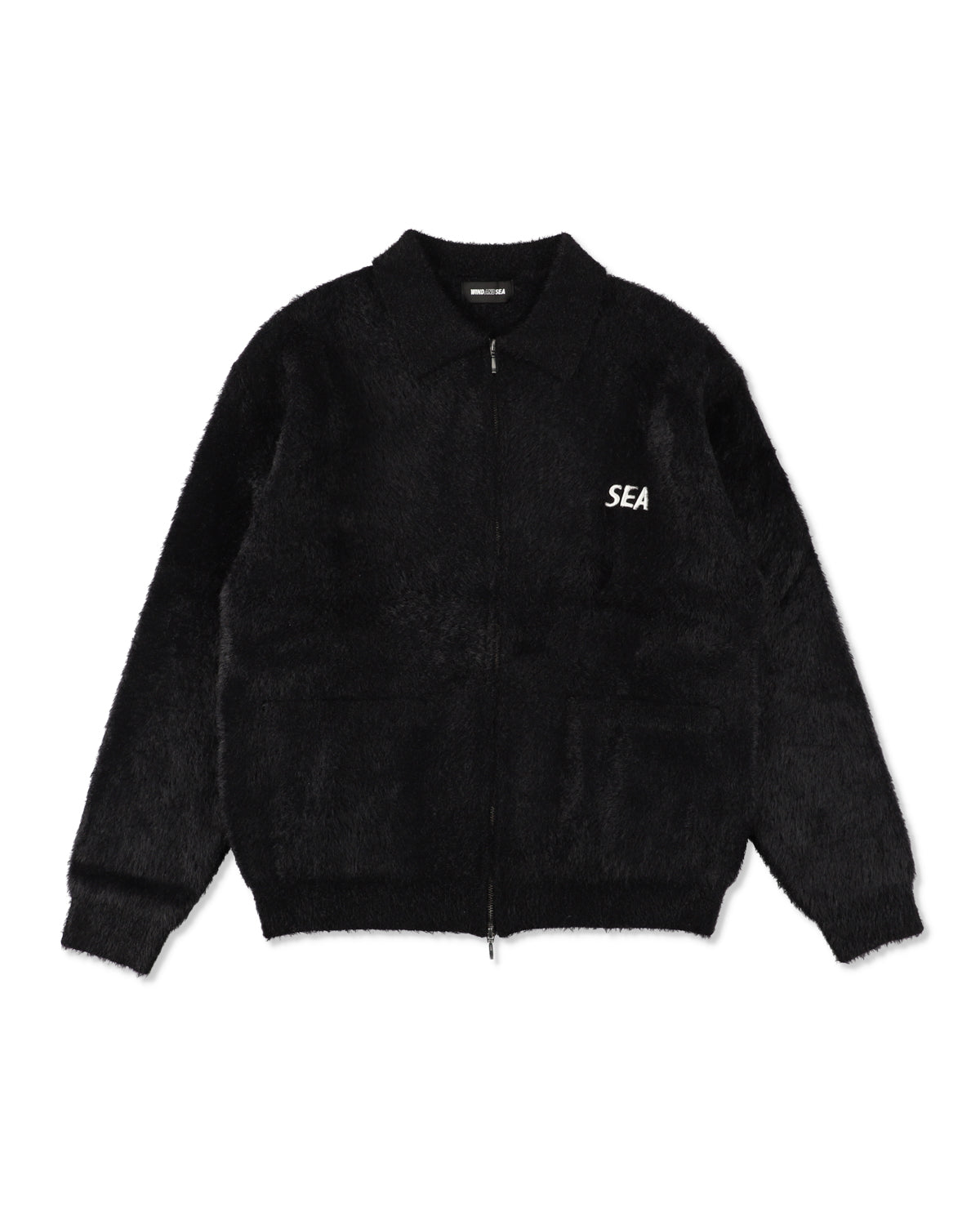 SHAGGY ZIP UP CARDIGAN