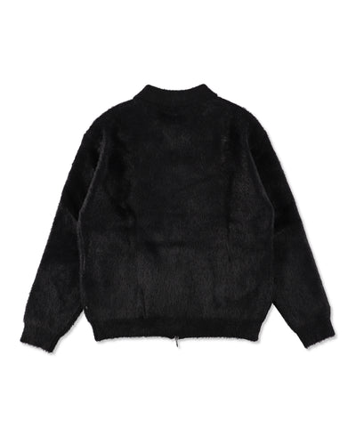 SHAGGY ZIP UP CARDIGAN