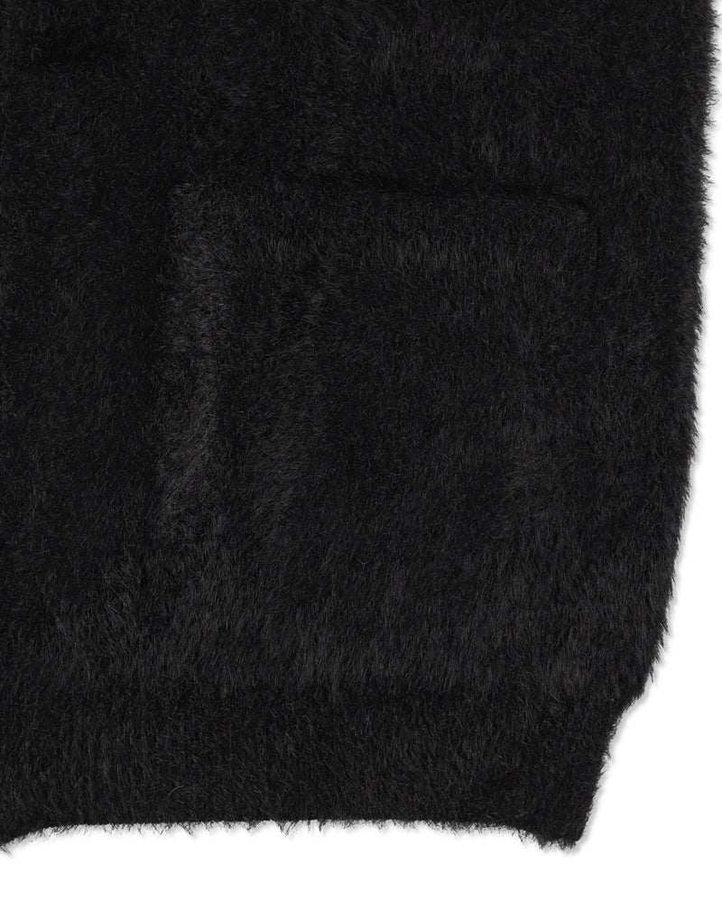 SHAGGY ZIP UP CARDIGAN
