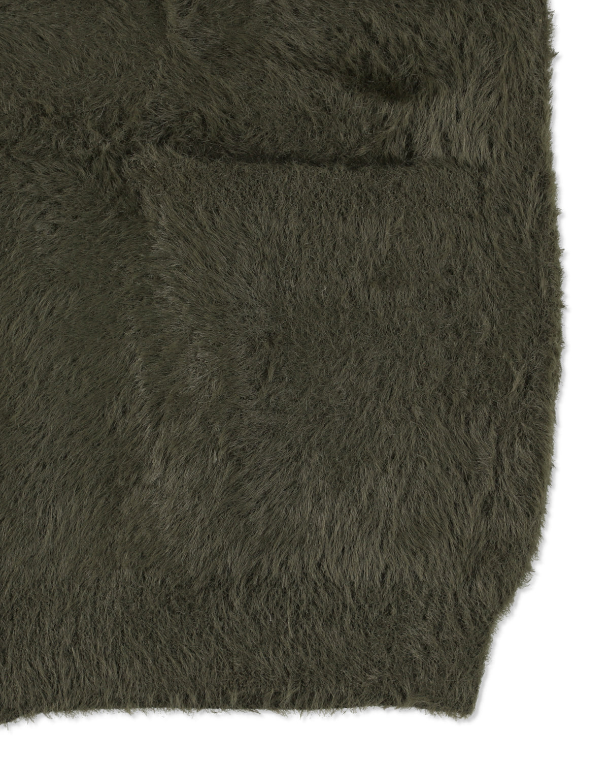 SHAGGY ZIP UP CARDIGAN