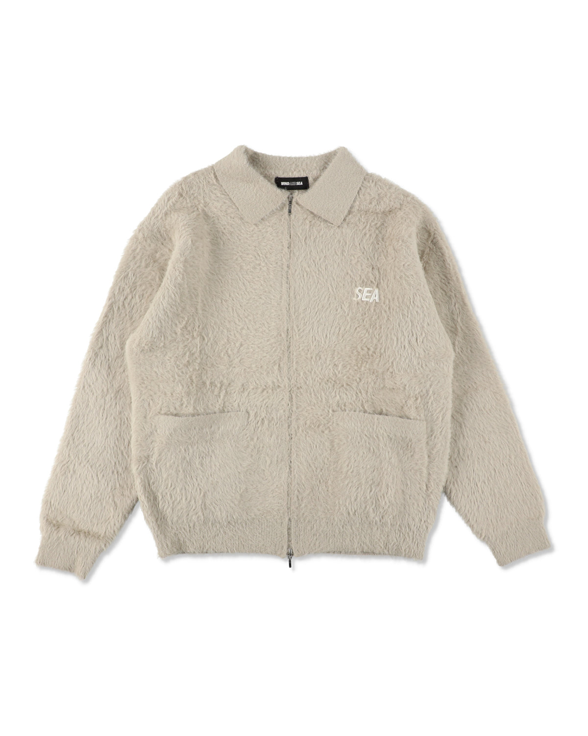 SHAGGY ZIP UP CARDIGAN