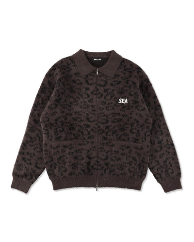 SHAGGY ZIP UP CARDIGAN