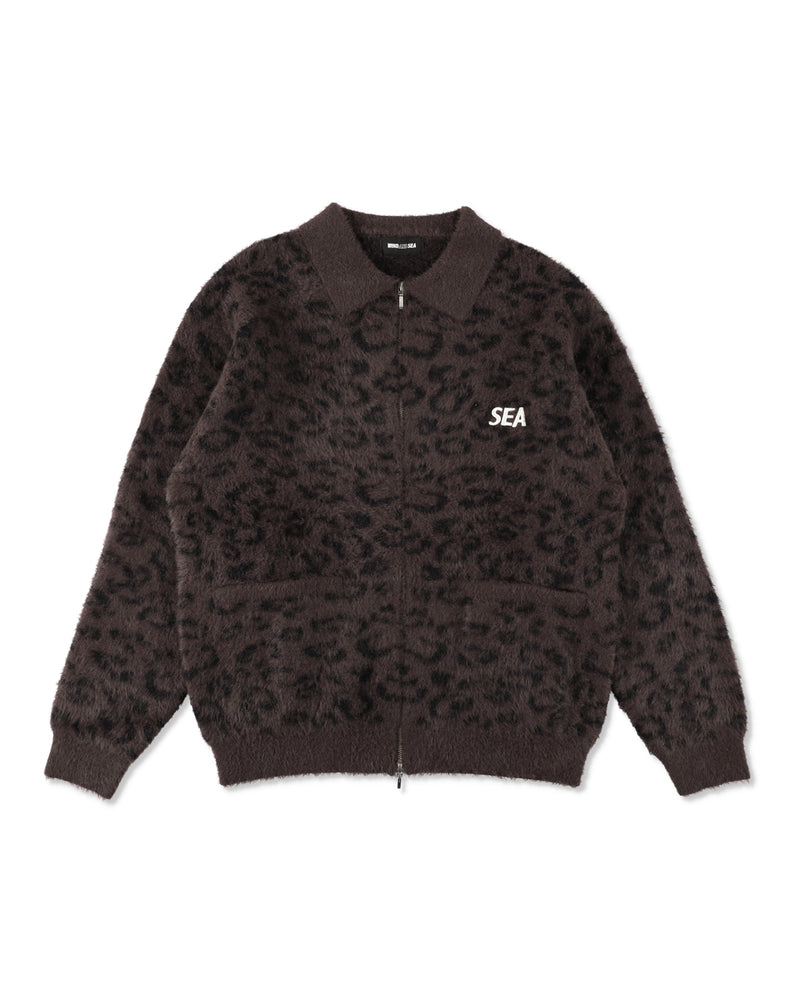 SHAGGY ZIP UP CARDIGAN