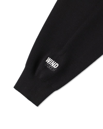 SIDE ZIP COTTON CASHMERE SWEATER
