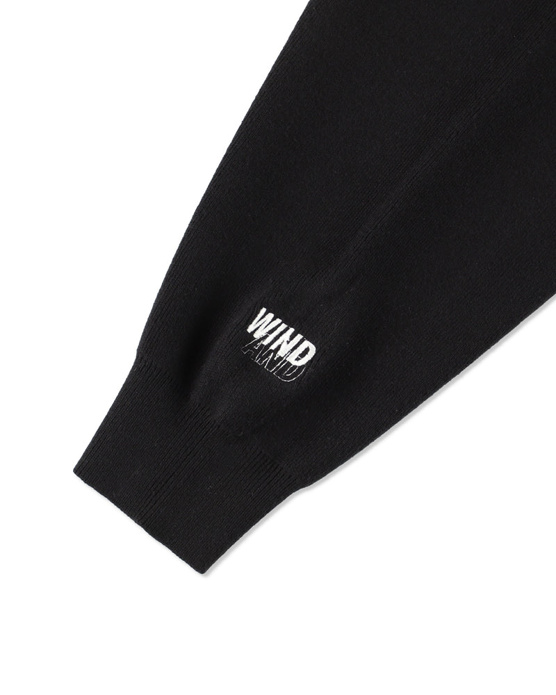 SIDE ZIP COTTON CASHMERE SWEATER