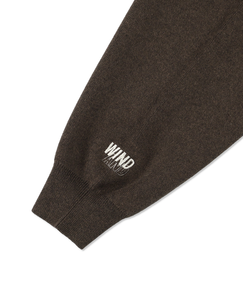 SIDE ZIP COTTON CASHMERE SWEATER