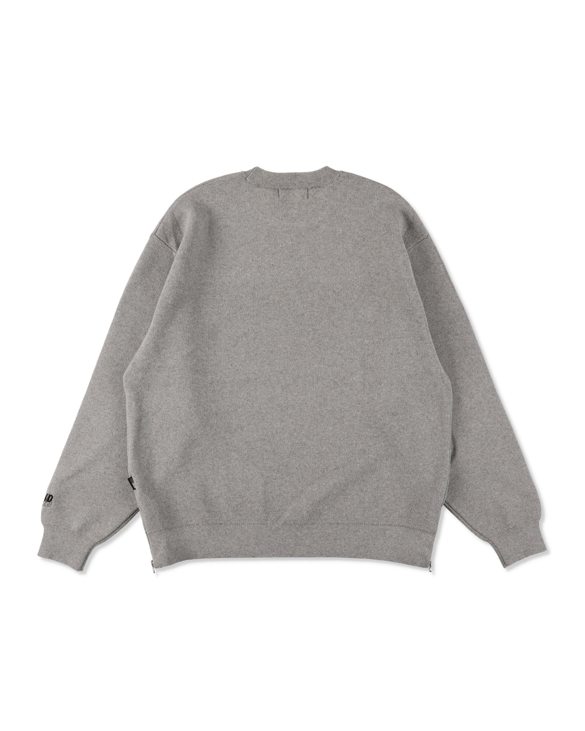 SIDE ZIP COTTON CASHMERE SWEATER