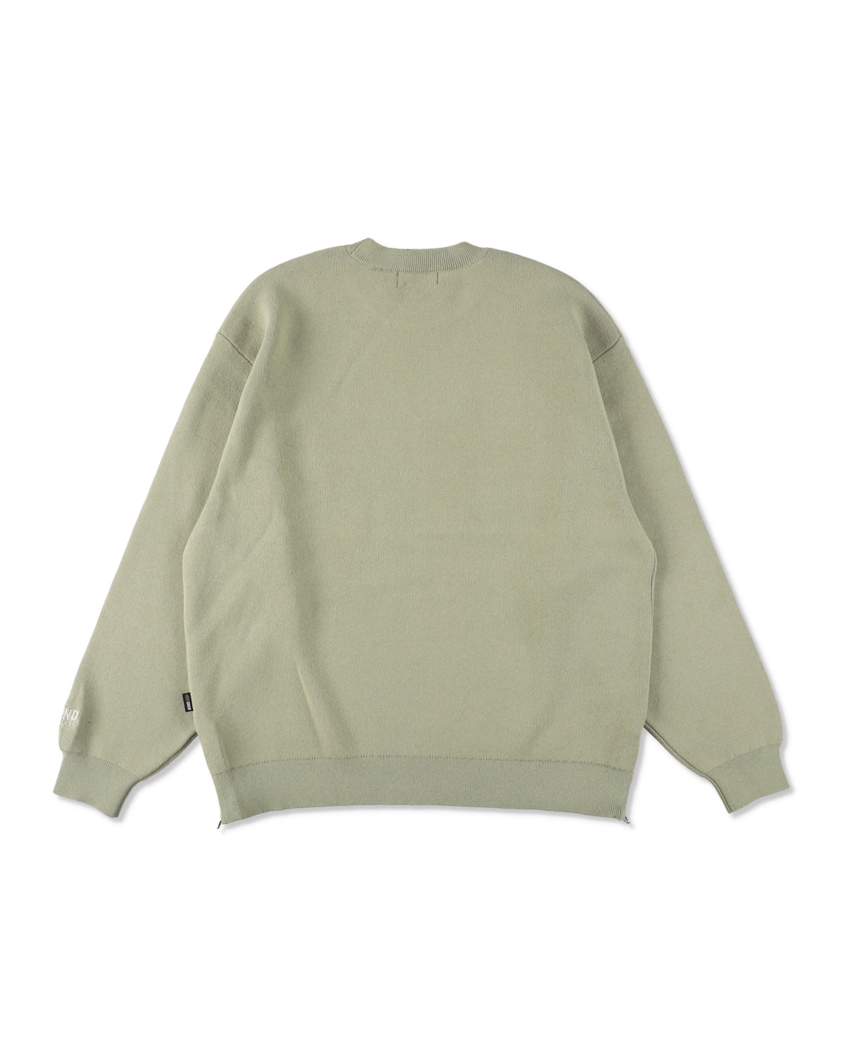 SIDE ZIP COTTON CASHMERE SWEATER
