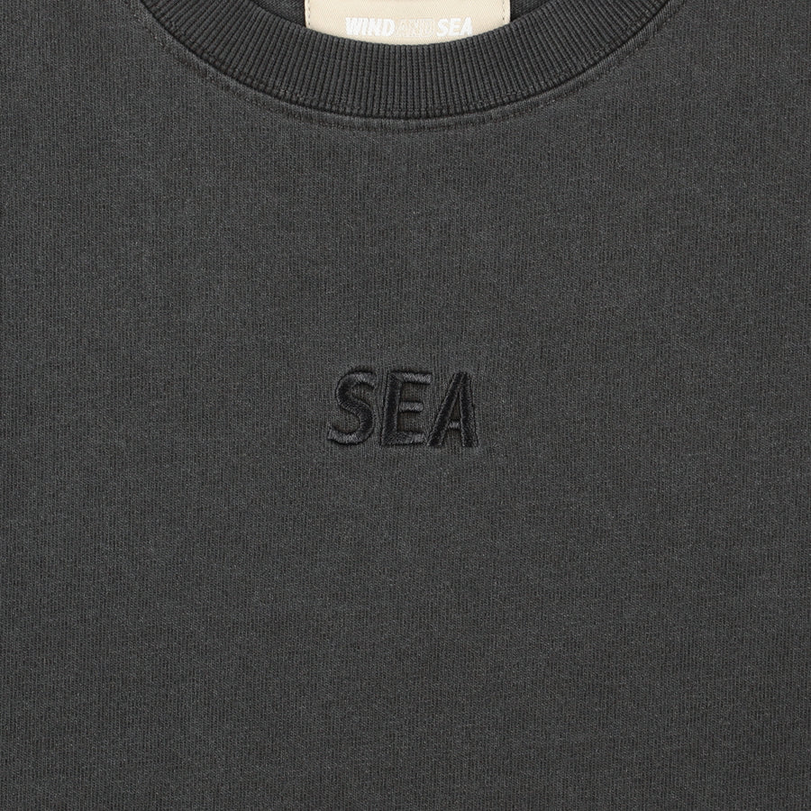 SEA PIGMENT L/S TEE / BLACK