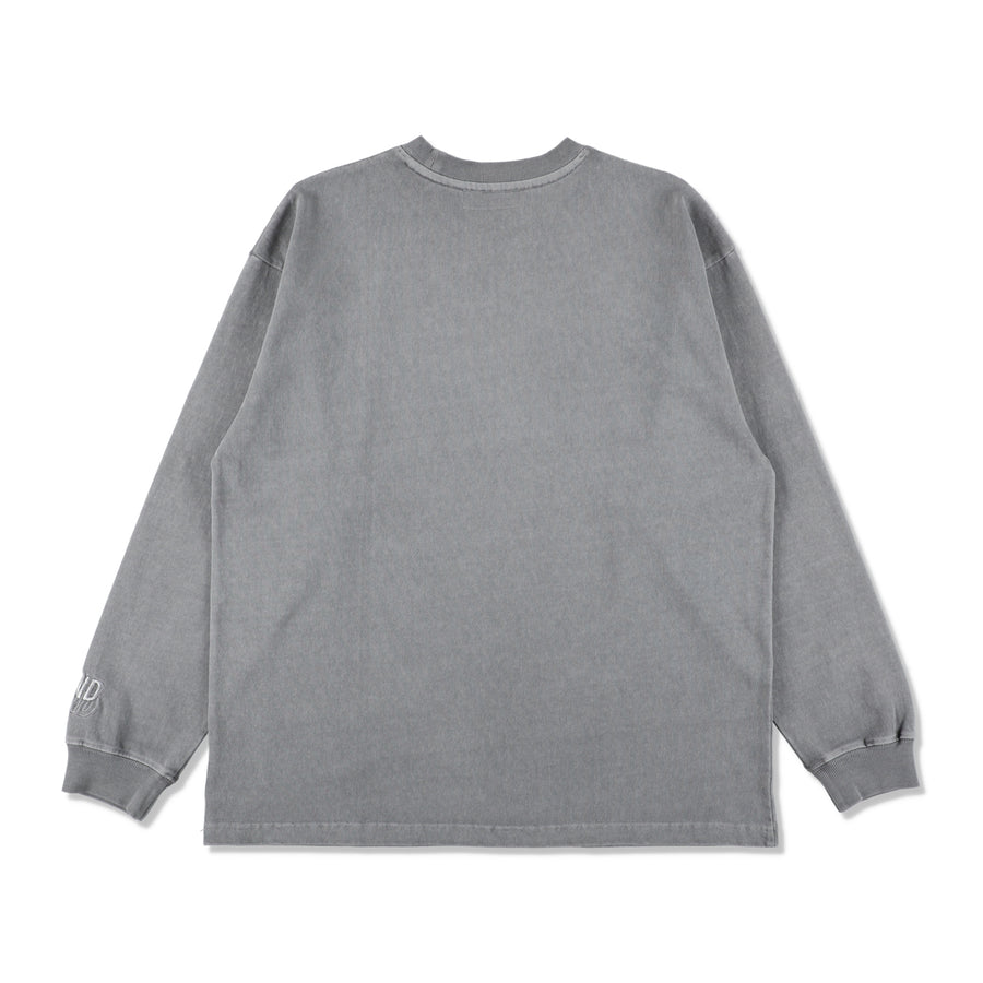 SEA PIGMENT L/S TEE / GRAY