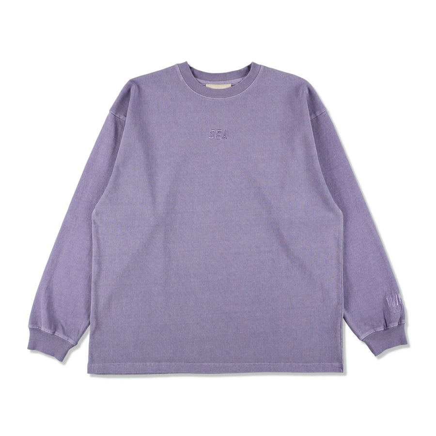 SEA PIGMENT L/S TEE / PURPLE