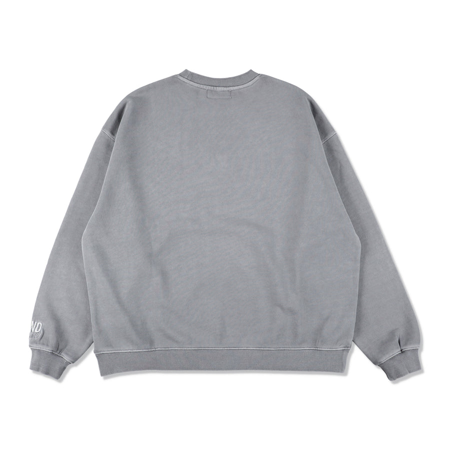 ESS PIGMENT CREWNECK SWEATSHIRT / GRAY