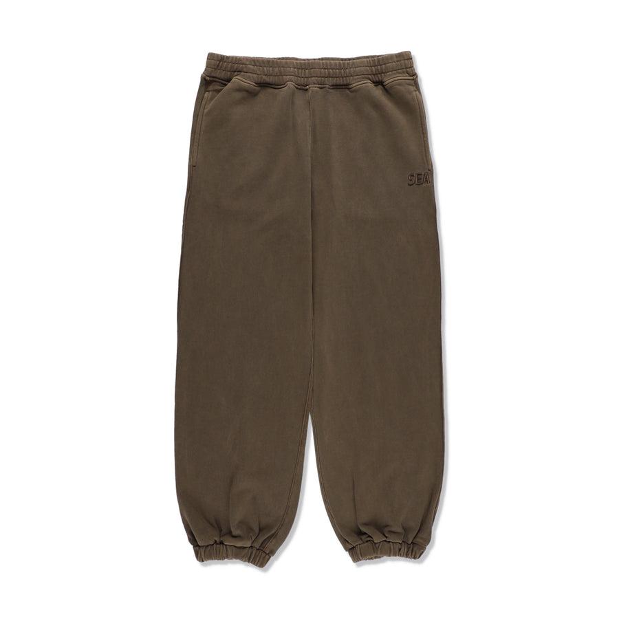 ESS PIGMENT SWEAT PANT / BROWN